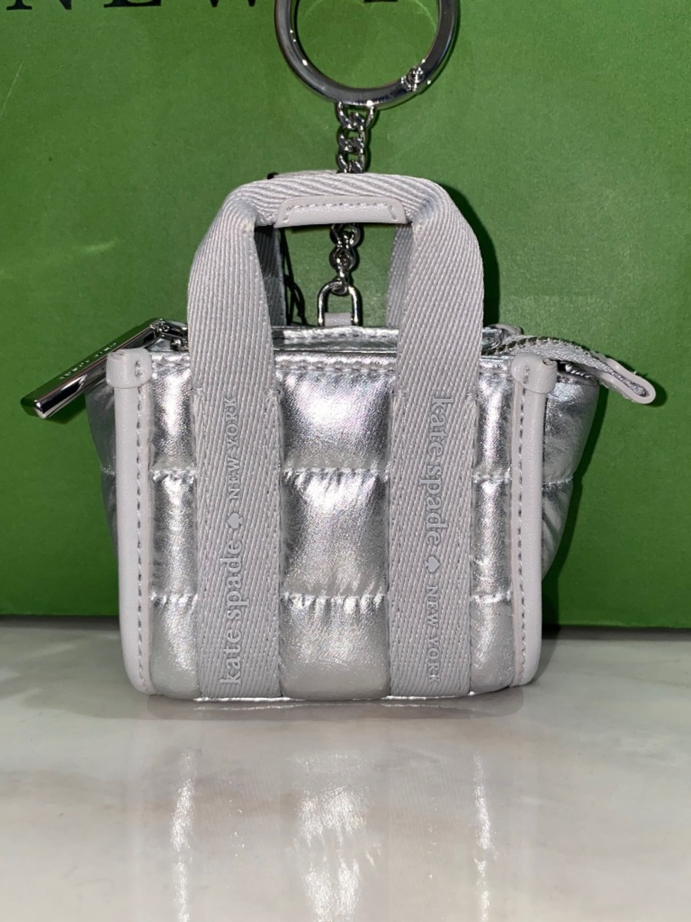 Kate Spade Kip Puffy Micro Bag Charm - Picture 3 of 6